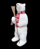 R109218-1 OSO PELUCHE CON ESCOBA 110CM