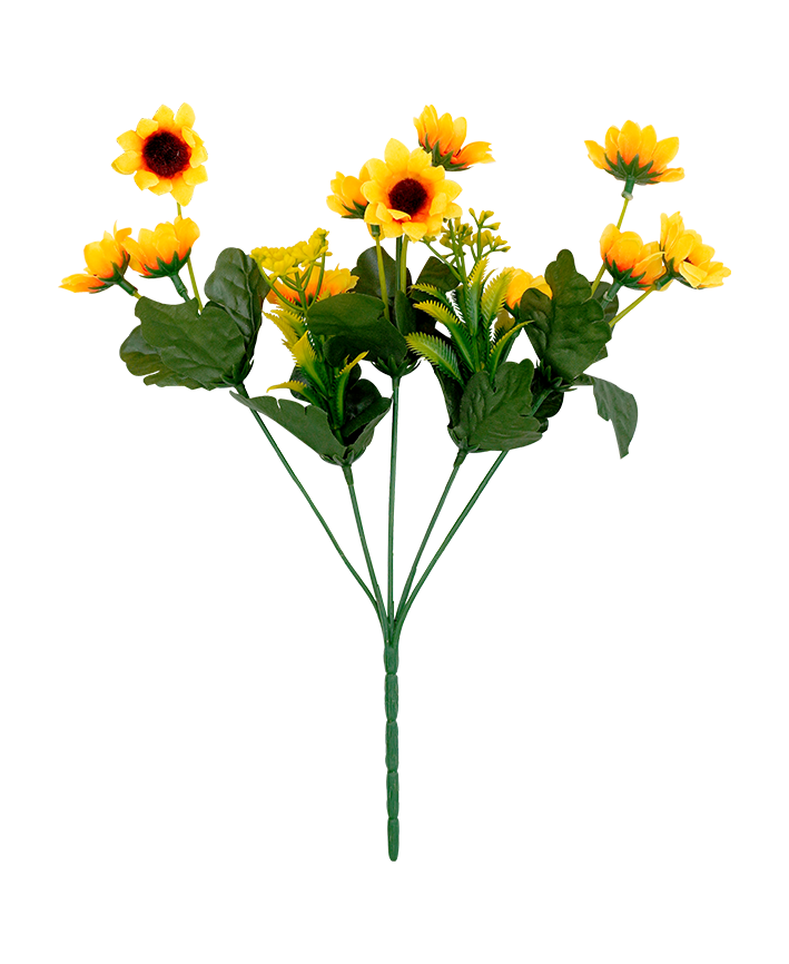 R222103-1 RAMITO GIRASOLES 31CM AMARILLO