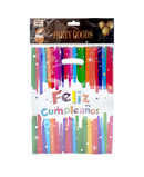 R908005-1 BOLSA PARA DULCES FC 10PZS FELIZ CUMPLEAÑOS