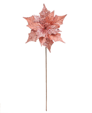 R106302 NAVIDAD VARA FLOR NOCHE BUENA LENTEJUELA 25 CMS PZA