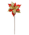 R106302 NAVIDAD VARA FLOR NOCHE BUENA LENTEJUELA 25 CMS PZA