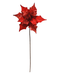 R106302 NAVIDAD VARA FLOR NOCHE BUENA LENTEJUELA 25 CMS PZA