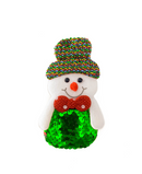 R108503 NAVIDAD FIGURA MINI LENTEJUELA  12 CMS