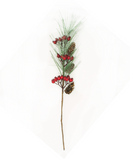 R113116 NAVIDAD PICK CEREZAS SPRAY 62 X 16 CM